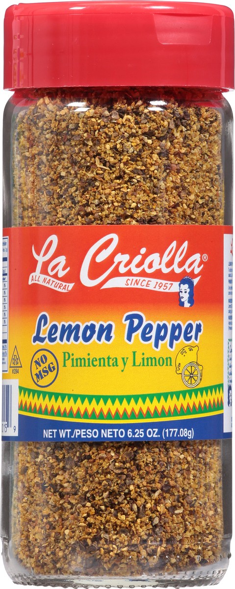 slide 4 of 13, La Criolla Lemon Pepper 6.25 oz, 6.25 oz