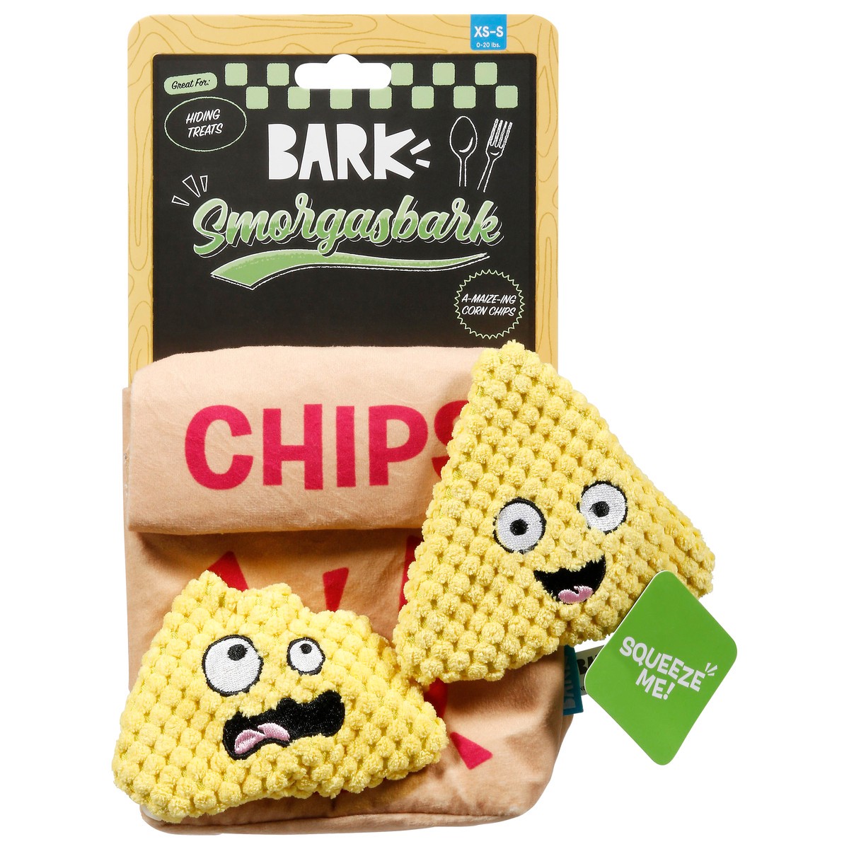 slide 1 of 12, BARK Smorgasbark XS-S Chips Dog Toy 1 ea, 1 ct
