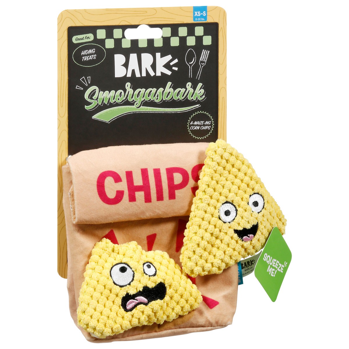 slide 7 of 12, BARK Smorgasbark XS-S Chips Dog Toy 1 ea, 1 ct