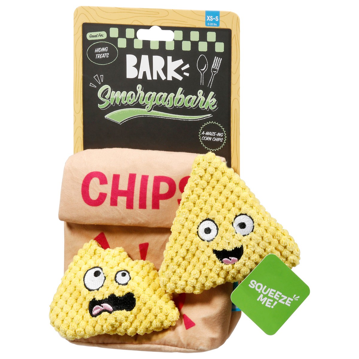 slide 8 of 12, BARK Smorgasbark XS-S Chips Dog Toy 1 ea, 1 ct