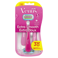 slide 19 of 25, Gillette Venus Extra Smooth Disposable Women's Razors - 3 Count, 3 ct