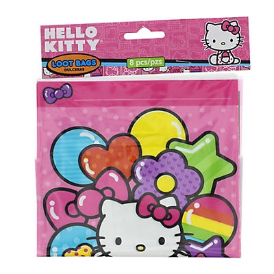 slide 1 of 1, Hello Kitty Rainbow Party Gift Bag, 1 ct