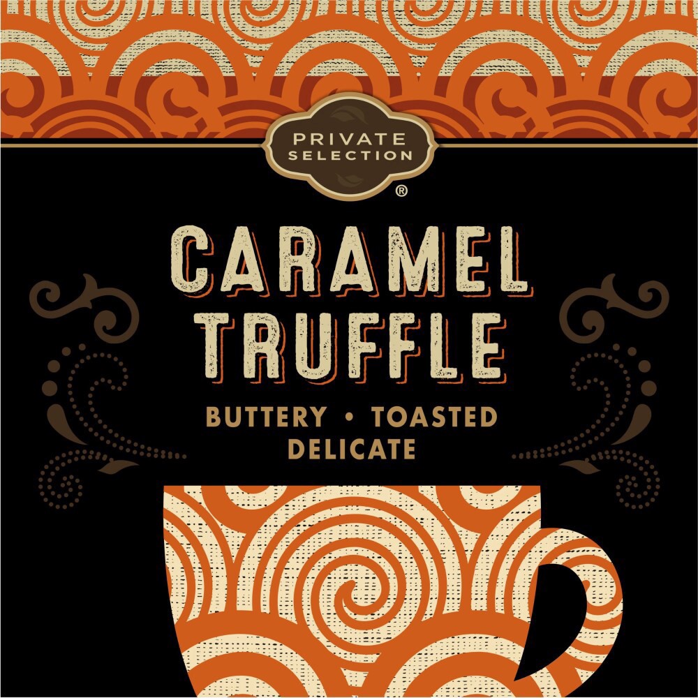slide 3 of 6, Private Selection Caramel Truffle Ground Coffee - 20 oz, 20 oz