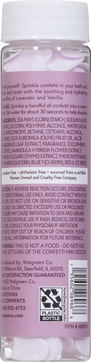 slide 6 of 9, Modern Expressions Lavender Vanilla Bath Confetti 0.529 oz, 0.53 oz
