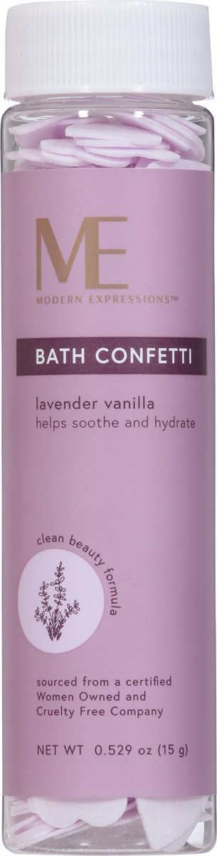 slide 9 of 9, Modern Expressions Lavender Vanilla Bath Confetti 0.529 oz, 0.53 oz