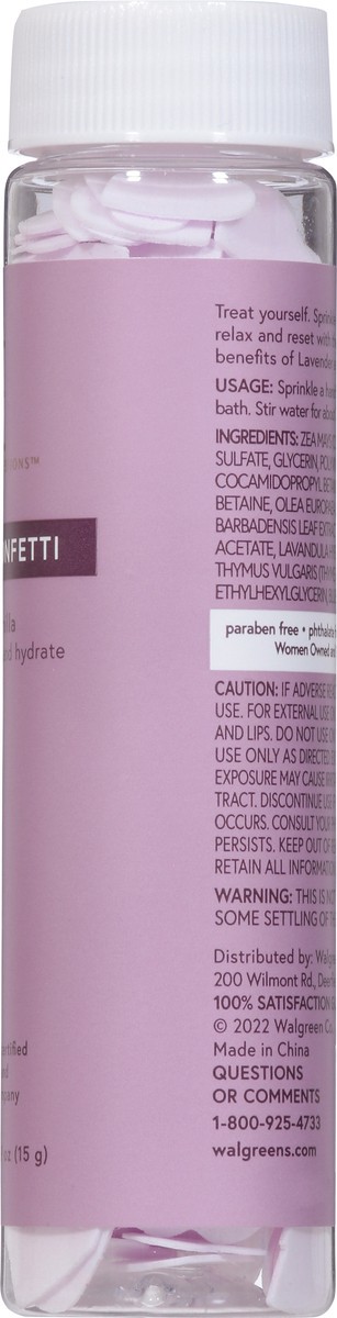 slide 7 of 9, Modern Expressions Lavender Vanilla Bath Confetti 0.529 oz, 0.53 oz