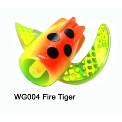 Whirlygig Fire Tiger Salmon Bait