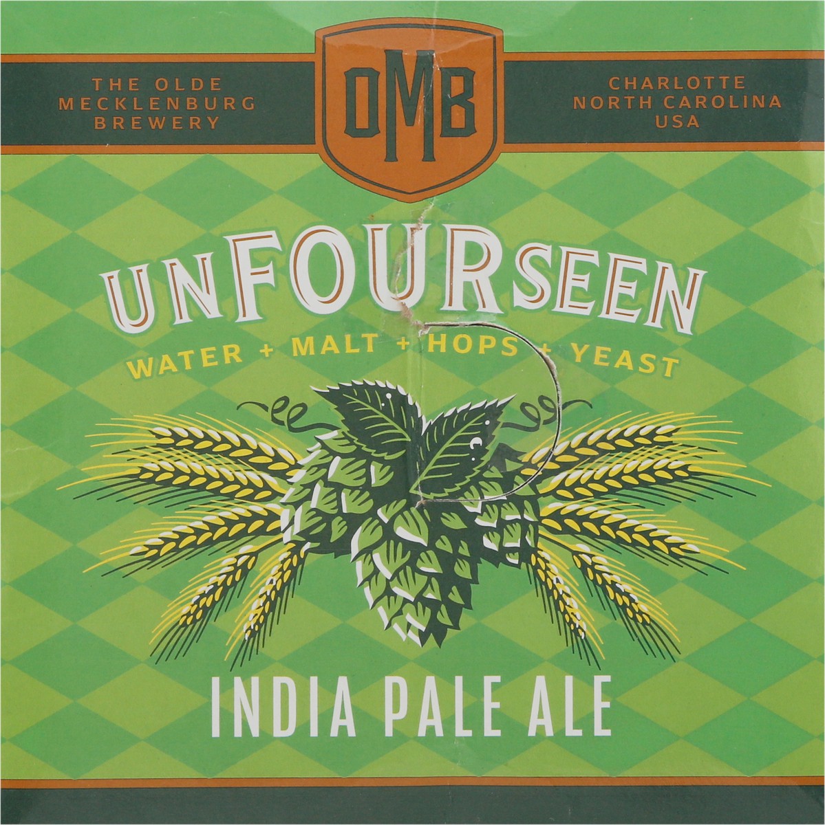slide 2 of 9, The Olde Mecklenburg Brewery India Pale Ale UnFourSeen Beer 4 - 16 oz Cans, 4 ct