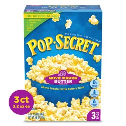 Pop-Secret Movie Theater Butter Microwave Popcorn, 3 Count Box