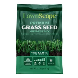 LawnScape Premium Grass Seed, Midwest Mix, 3 lb