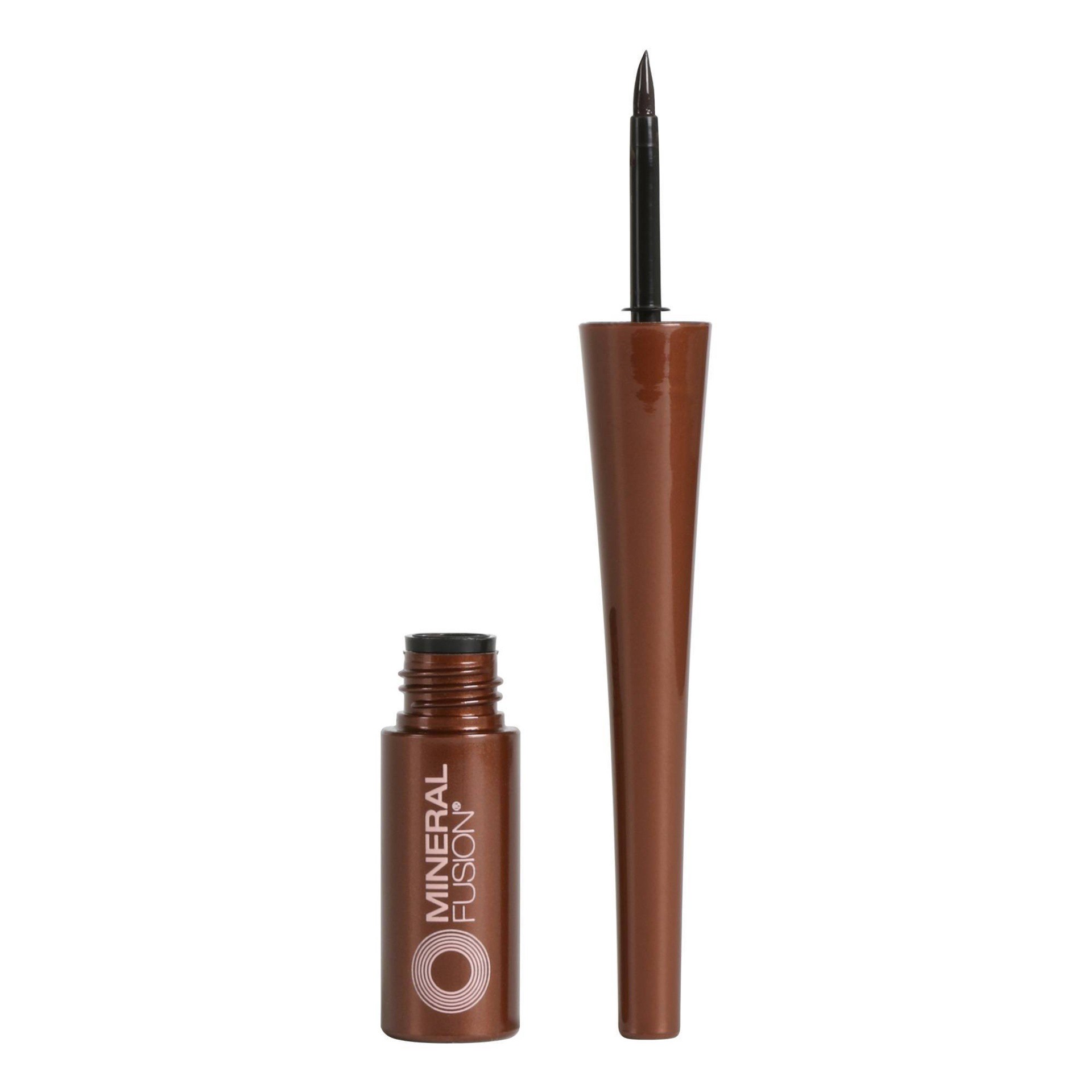 slide 1 of 6, Mineral Fusion Liquid Eyeliner - Black - 0.1 fl oz, 0.1 fl oz