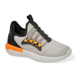 Vively Boy Crew Athletic Shoe, Gray, Size 13