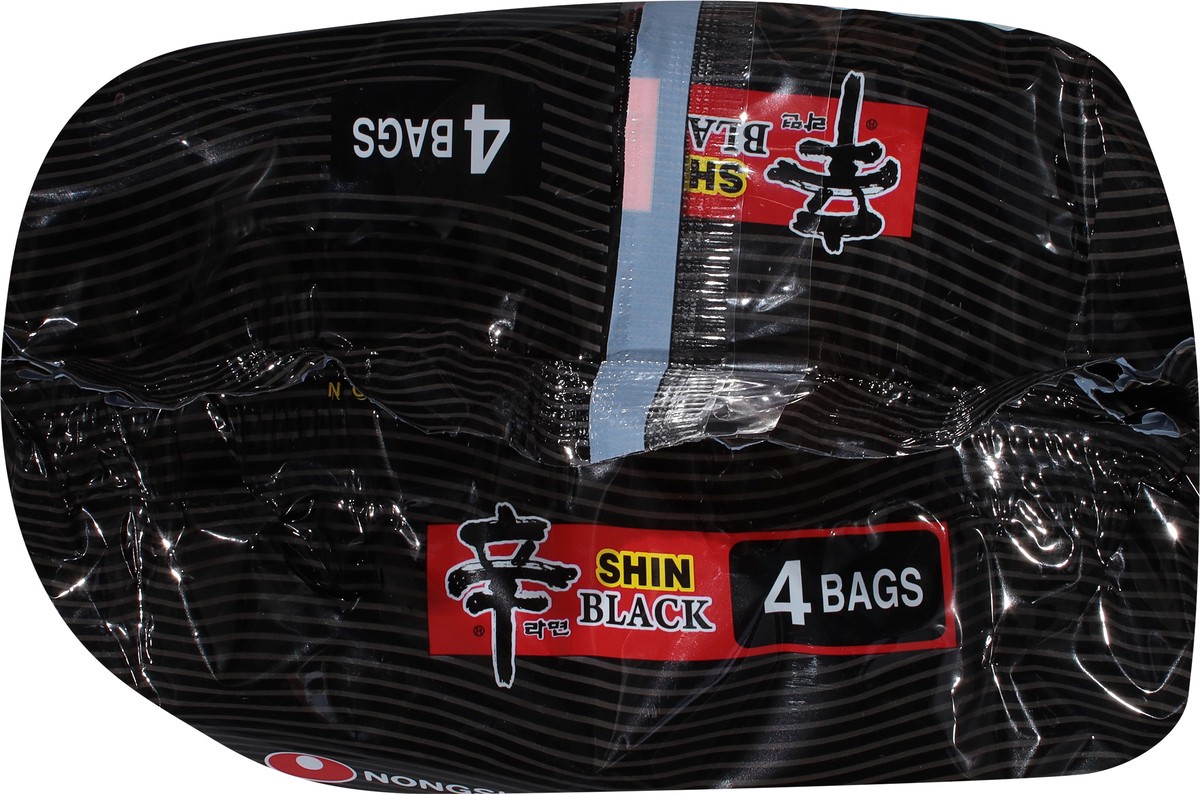 slide 8 of 9, Nongshim Premium Shin Black Noodle Soup with Beef Bone Broth 4 - 4.58 oz Bags, 4 ct