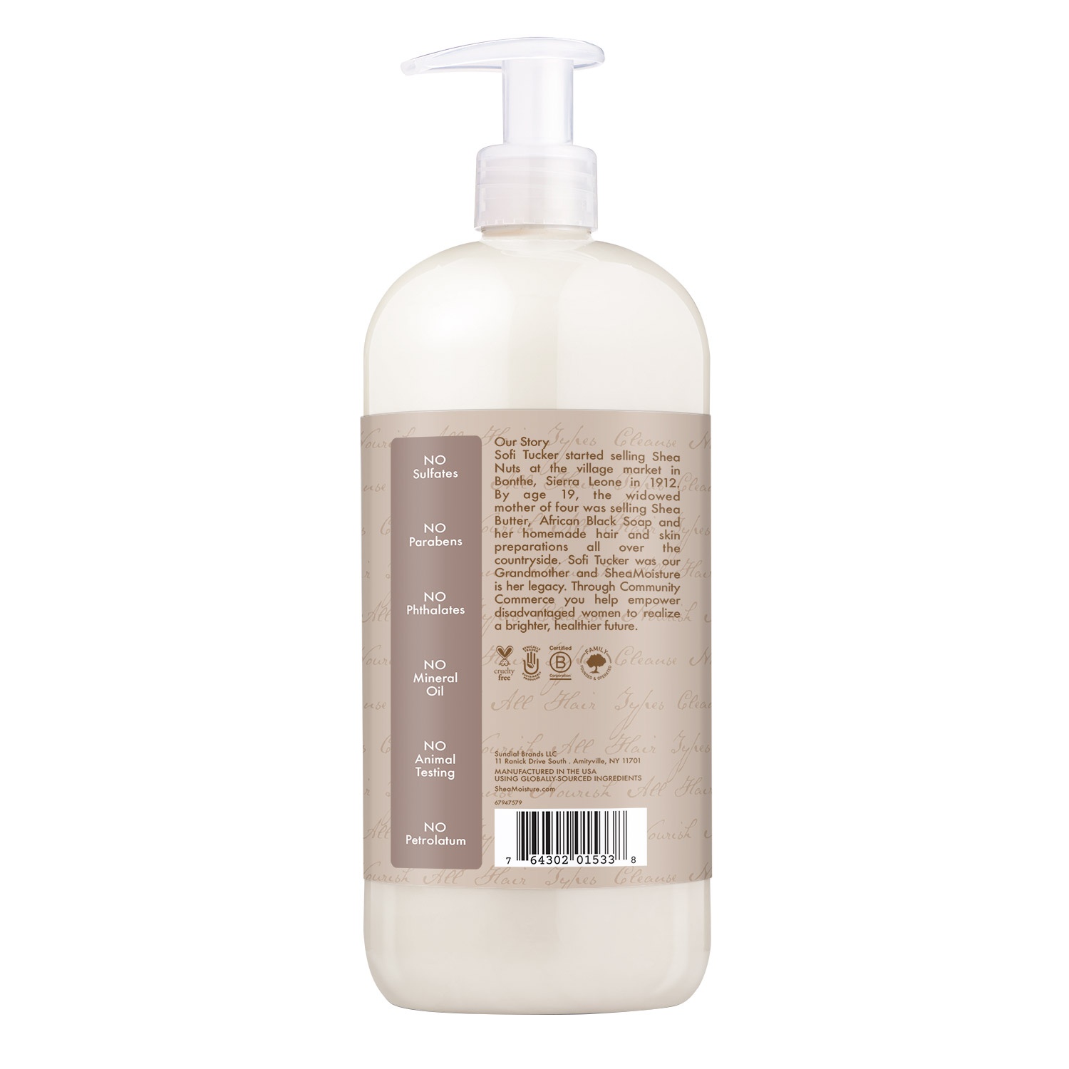 Conopco Inc Dba Unilever Shea Moisture Daily Hydration Shampoo 34 oz ...