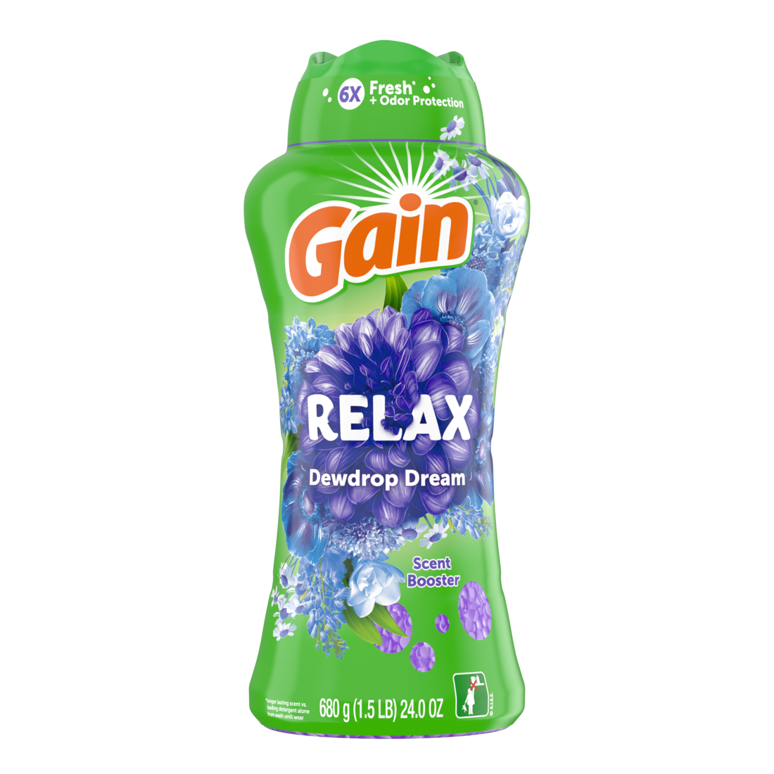 slide 1 of 1, Gain Relax In-Wash Scent Booster - Dewdrop Dream, 24 oz