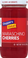 Shoppers Value Maraschino Cherries - 10 oz