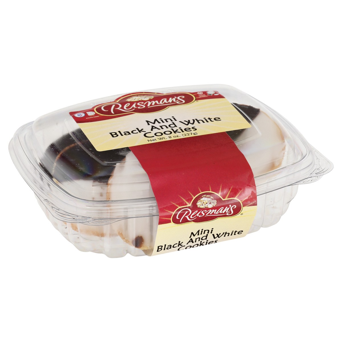 slide 8 of 9, Reisman's Mini Black and White Cookies 8 oz, 8 oz