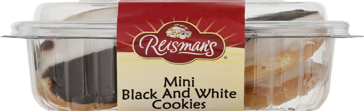 slide 2 of 9, Reisman's Mini Black and White Cookies 8 oz, 8 oz
