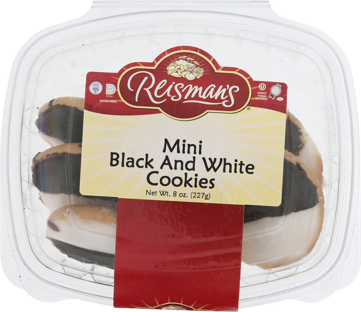 slide 6 of 9, Reisman's Mini Black and White Cookies 8 oz, 8 oz