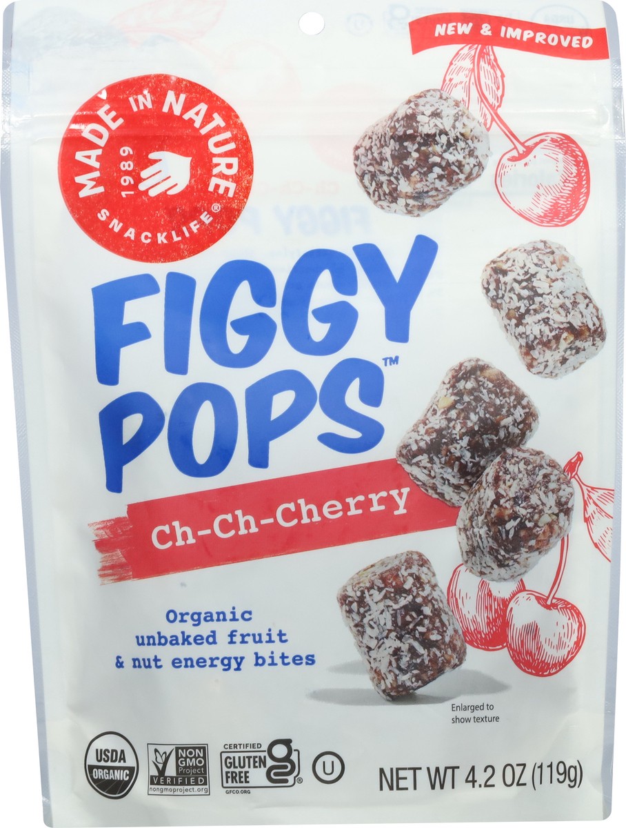slide 6 of 9, Made in Nature Figgy Pops Unbaked Fruit & Nut Ch-Ch-Cherry Energy Bites 4.2 oz, 4.2 oz