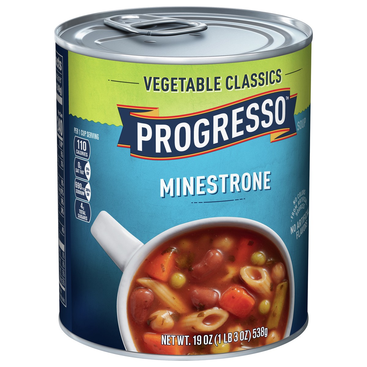 slide 2 of 9, Progresso Minestrone Soup, Vegetable Classics Canned Soup, 19 oz, 19 oz