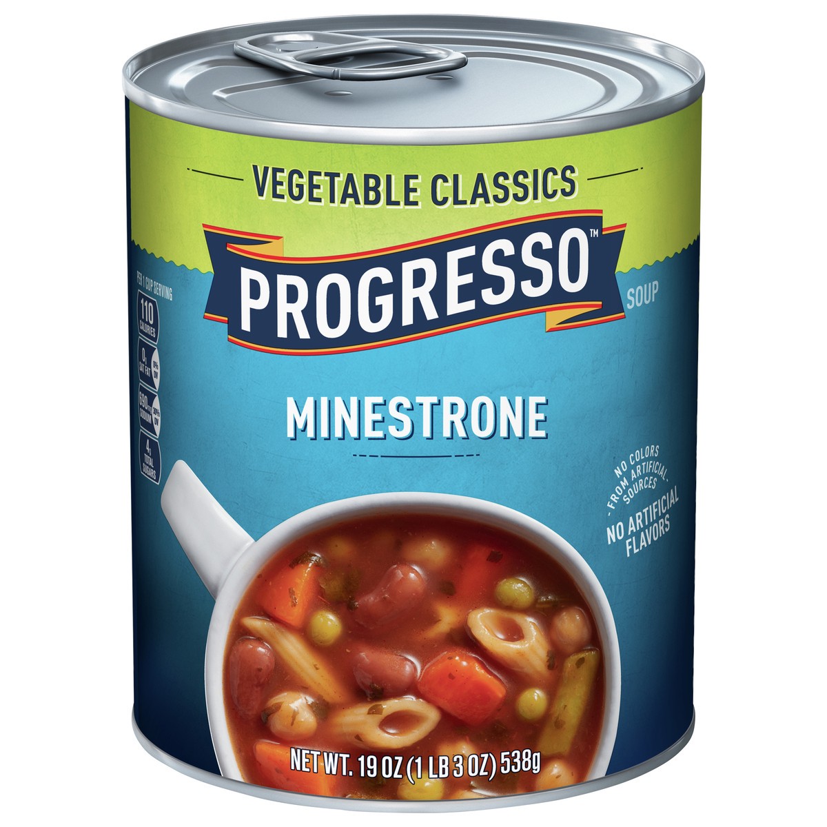 slide 1 of 9, Progresso Minestrone Soup, Vegetable Classics Canned Soup- 19 oz, 19 oz