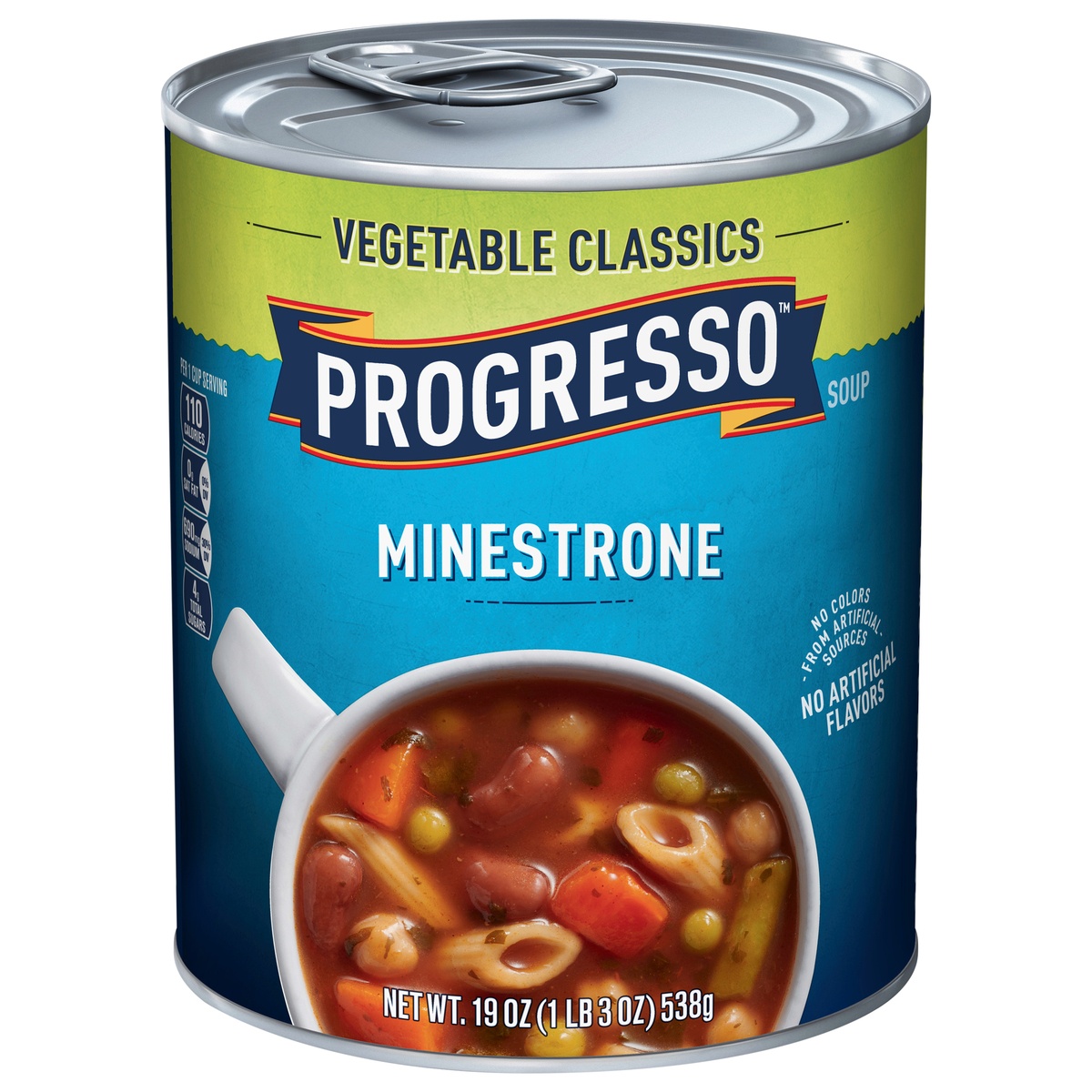 slide 1 of 1, Progresso Vegetable Classics, Minestrone Soup, 19 oz, 19 oz