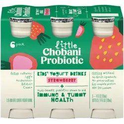 Little Chobani Probiotic Strawberry Yogurt Drinks 4oz 6-pack