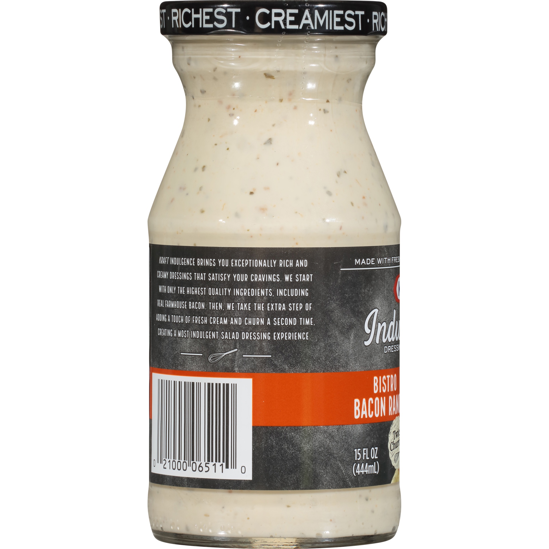 Kraft Indulgence Bistro Bacon Ranch Salad Dressing 15 fl oz Shipt