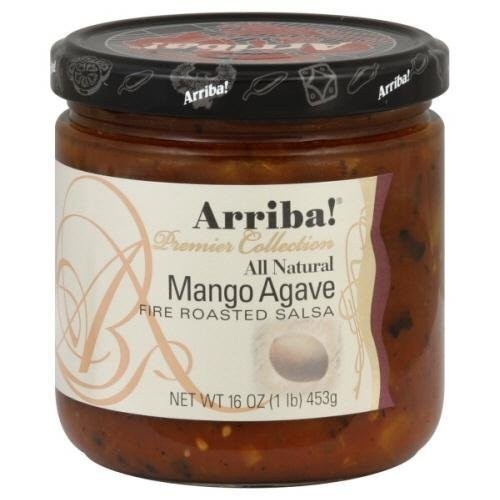 slide 1 of 1, Arriba! Premier Collection Fire Roasted Mango Agave Salsa, 16 oz