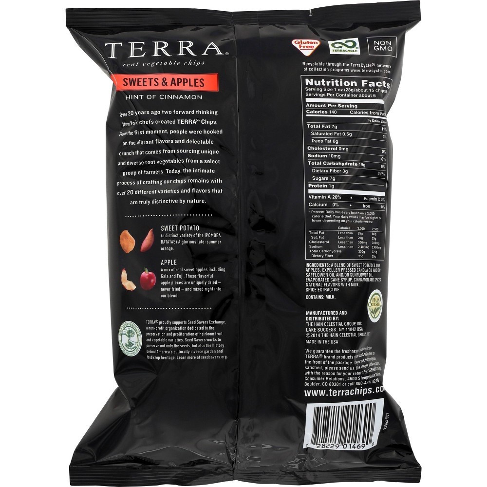 slide 2 of 4, Terra Sweets And Apples Real Vegetable Chips, 5.5 oz