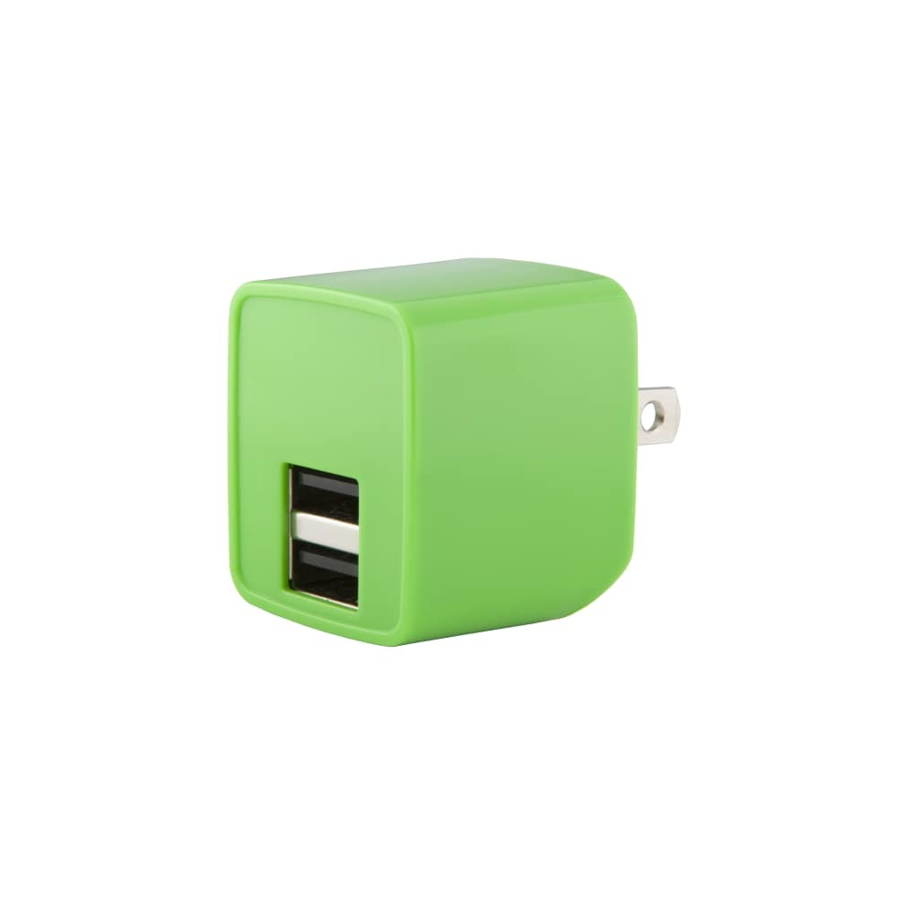 slide 1 of 1, Cellcandy 2.4 Amp Double Wall Charger - Sage, 1 ct