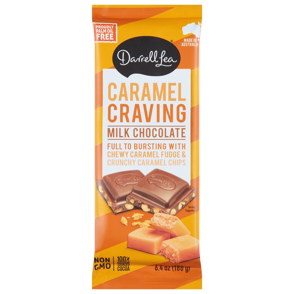 slide 1 of 14, Darrell Lea Caramel Craving Milk Chocolate 6.4 oz, 6.4 oz