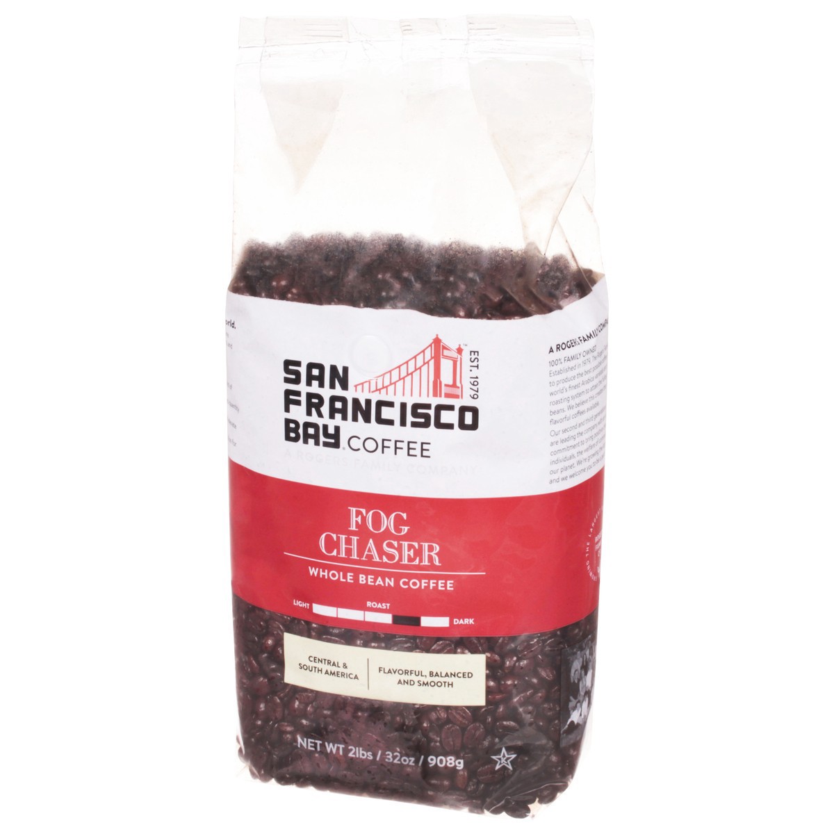 slide 6 of 9, SF Bay Coffee Medium Roast Whole Bean Fog Chaser Coffee 2 lb, 