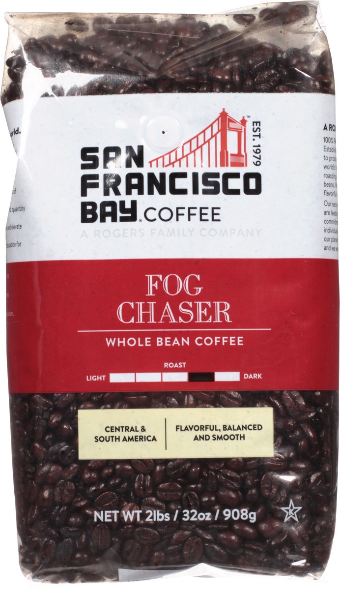 slide 8 of 9, SF Bay Coffee Medium Roast Whole Bean Fog Chaser Coffee 2 lb, 