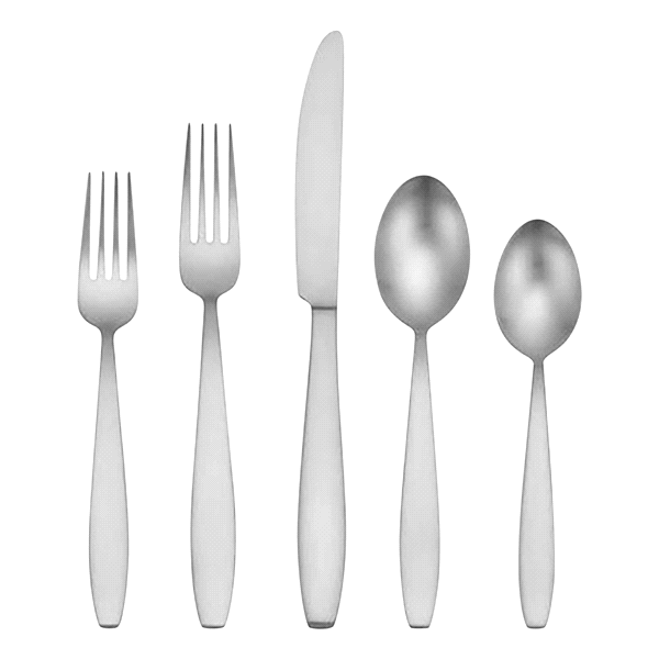 slide 1 of 1, Oneida Satin Woodward Silverware Set with Caddy, 42 ct