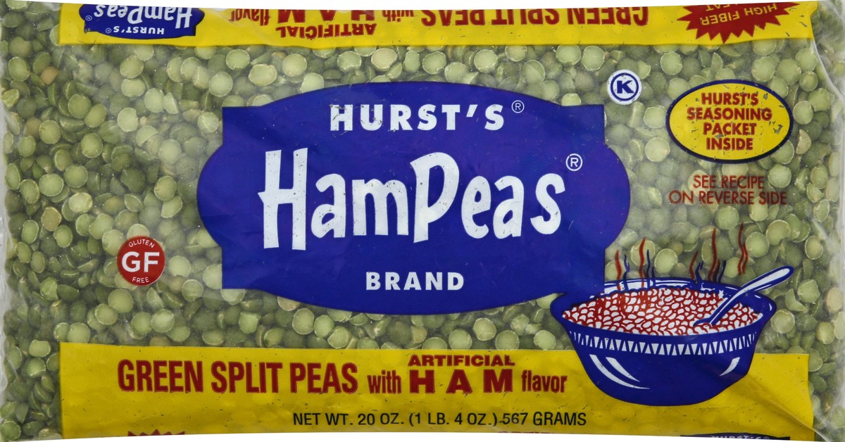 slide 1 of 8, Hurst's Green Split Pea Dry Soup Mix - 20 oz, 20 oz