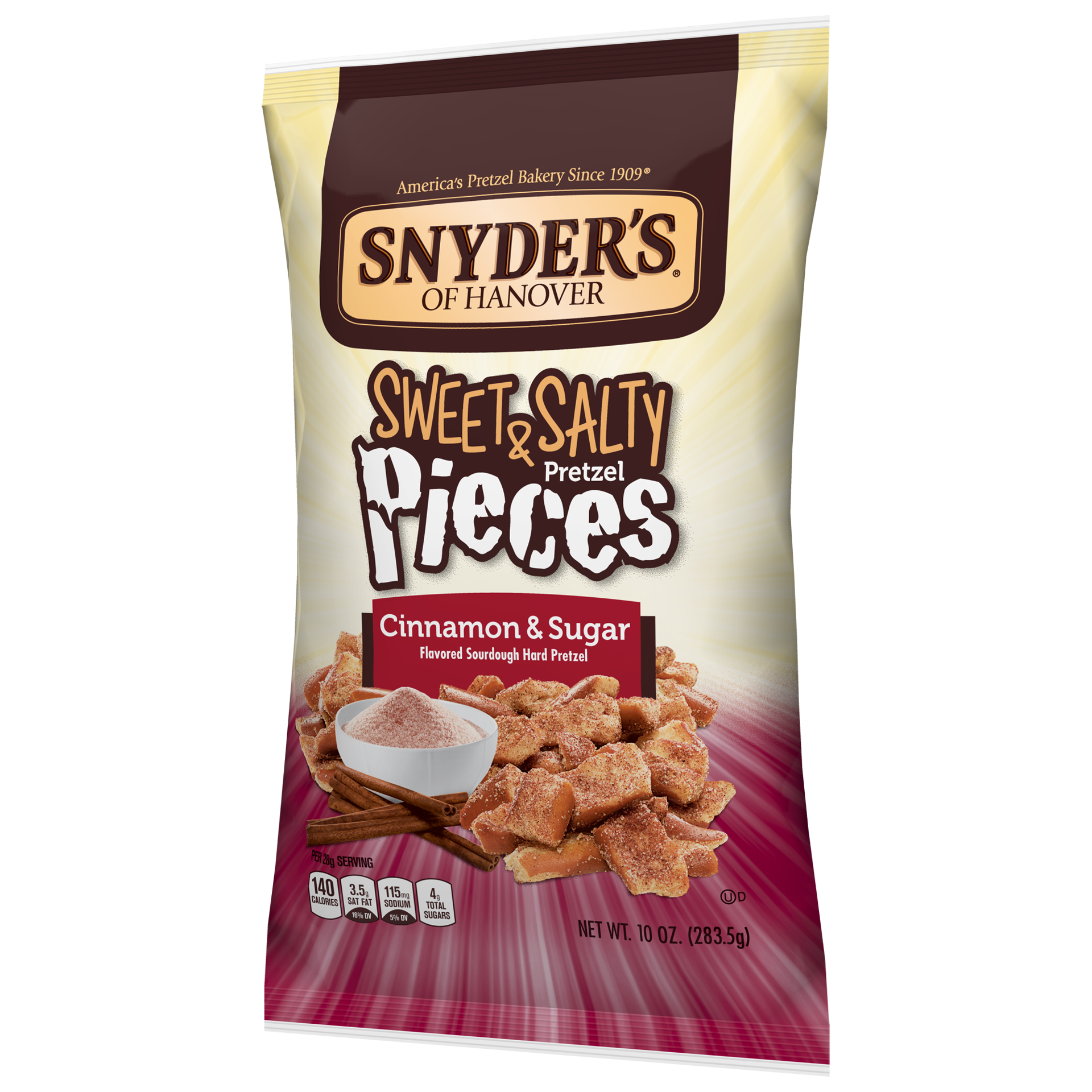 slide 2 of 5, SNYDERS OF HANOVER Sweet Pieces- Cinnamon, 10 oz