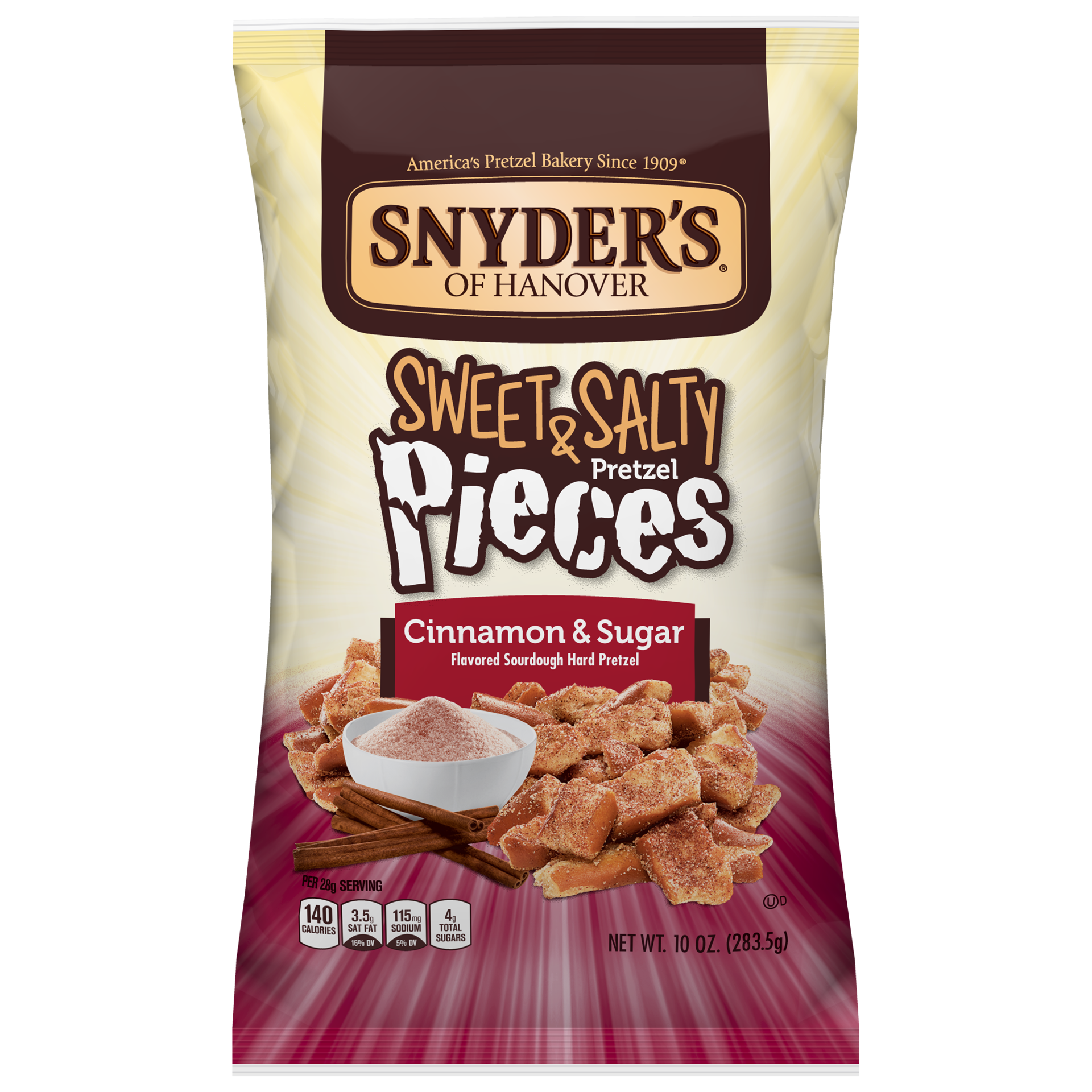 slide 4 of 5, SNYDERS OF HANOVER Sweet Pieces- Cinnamon, 10 oz