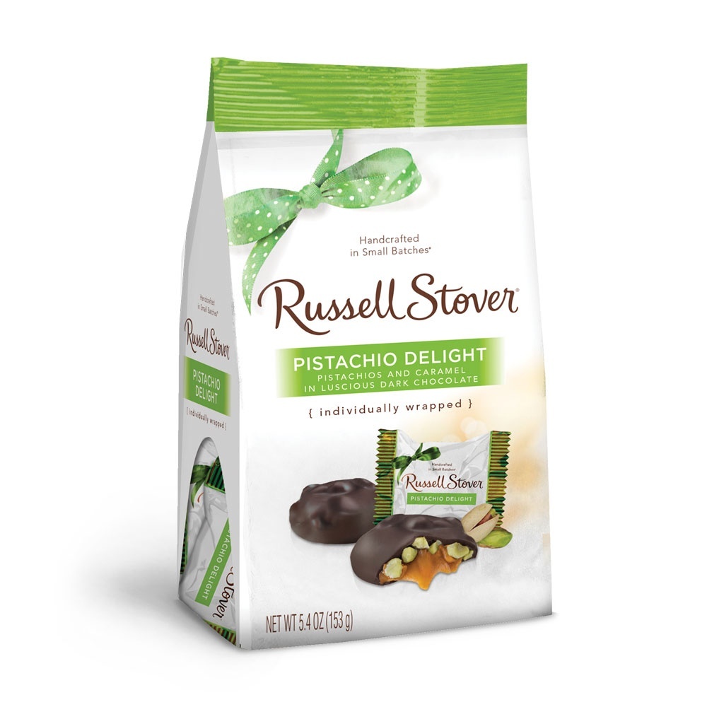 slide 1 of 1, Russell Stover Dark Chocolate Pistachio Delight, 5.4 oz