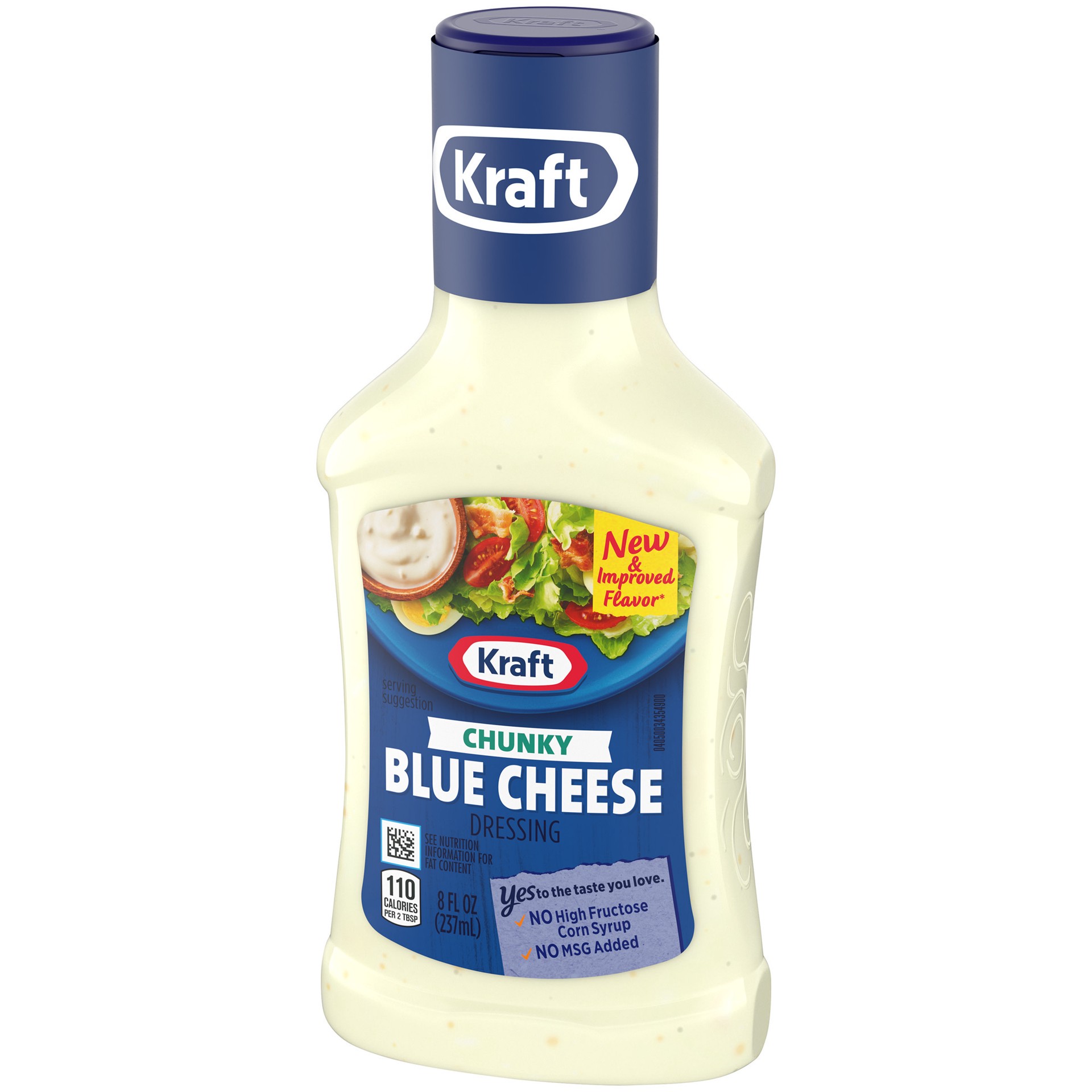 slide 5 of 5, Kraft Roka Blue Cheese Salad Dressing, 8 fl oz Bottle, 8 fl oz