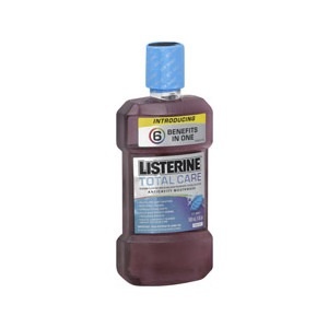 slide 1 of 1, Listerine Total Care Anticavity Mouthwash Icy Mint, 15 pint