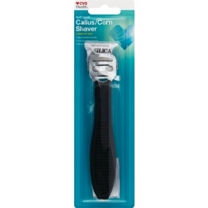 slide 1 of 1, CVS Health Soft Touch Callus/Corn Shaver With Comfort Grip, 1 ct