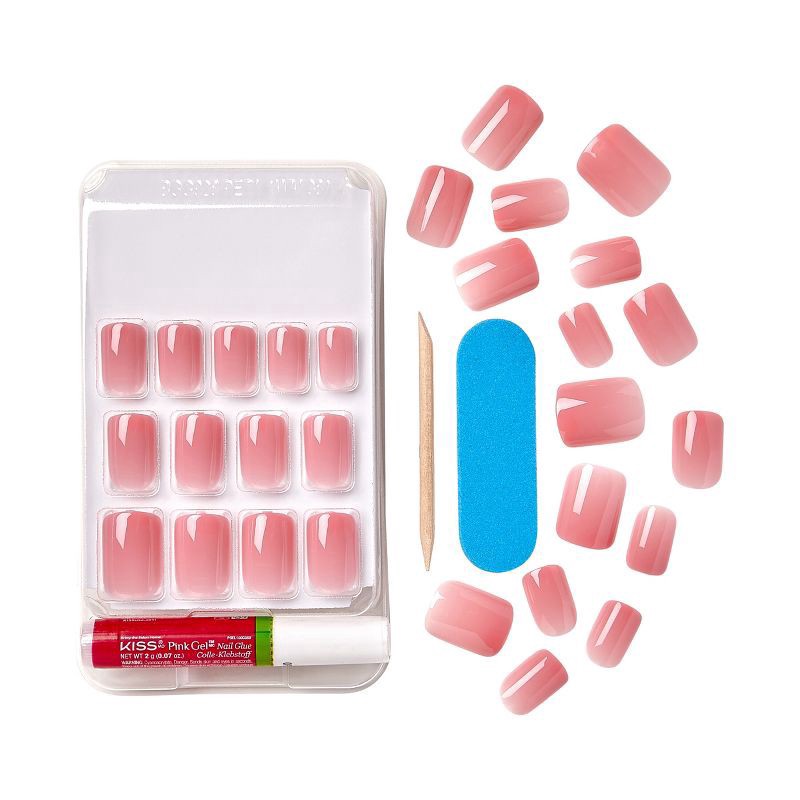 slide 6 of 6, Kiss Bare but Better Short Nails 31 ea, 1 ct