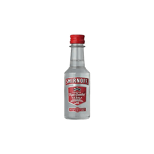 slide 1 of 1, Smirnoff Vodka 80 Proof, 50 ml