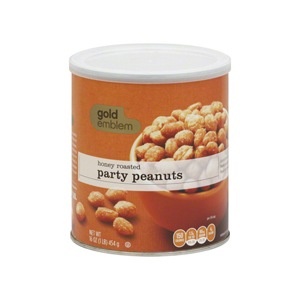 slide 1 of 1, CVS Gold Emblem Honey Roasted Party Peanuts, 16 oz; 1 lb; 454 gram