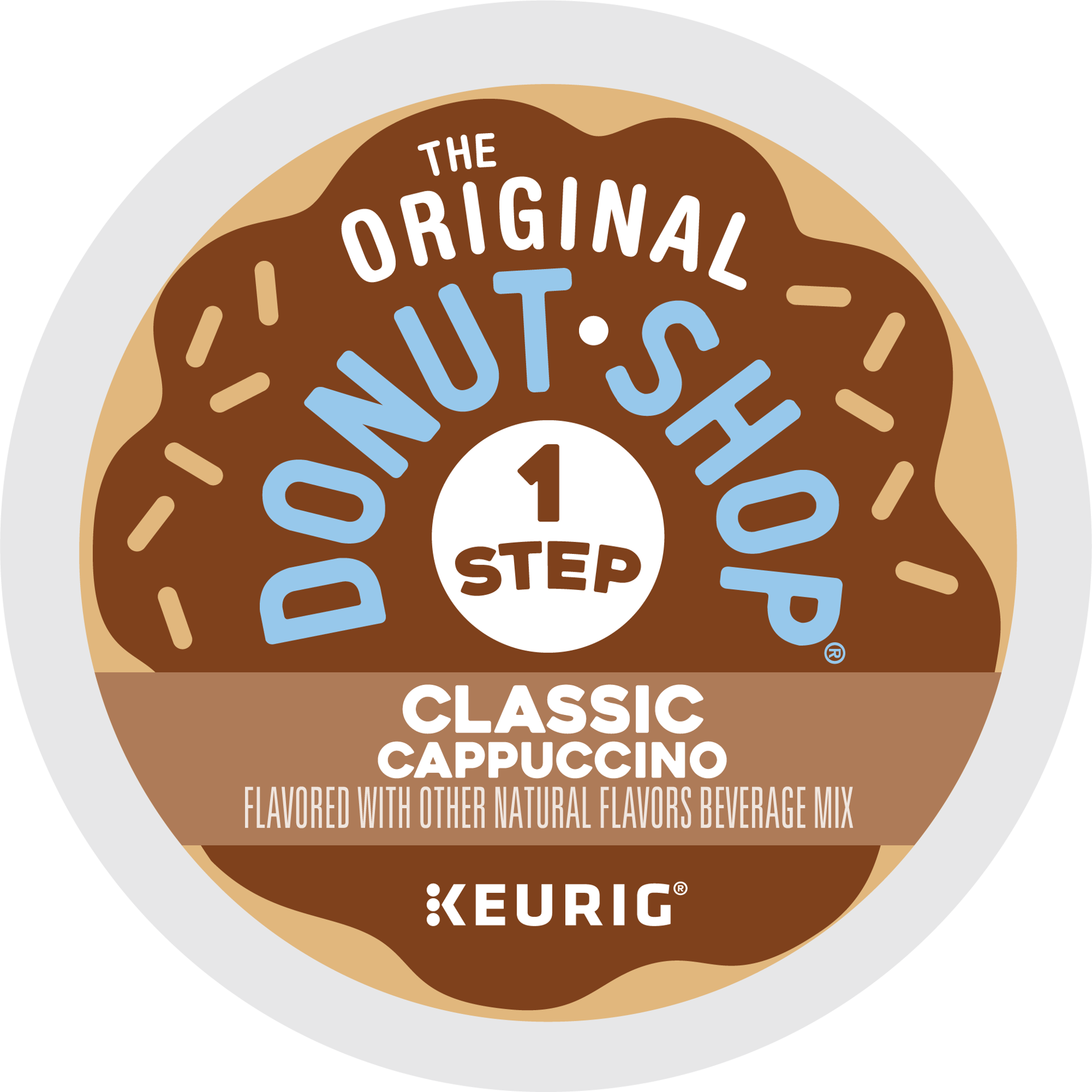 slide 2 of 5, The Original Donut Shop One-Step Classic Cappuccino, Keurig Single-Serve K-Cup Pods, 10 Count, 10 ct