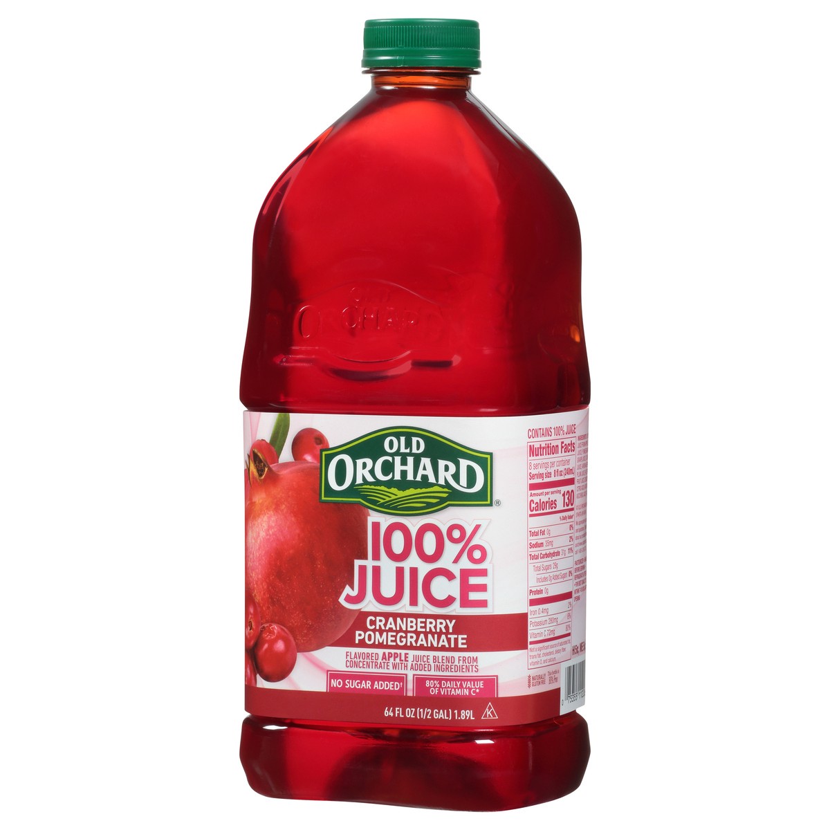 slide 8 of 13, Old Orchard 100% Juice Cranberry Pomegranate Juice - 64 fl oz, 64 fl oz