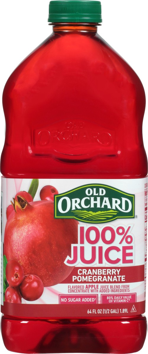 slide 10 of 13, Old Orchard 100% Juice Cranberry Pomegranate Juice - 64 fl oz, 64 fl oz