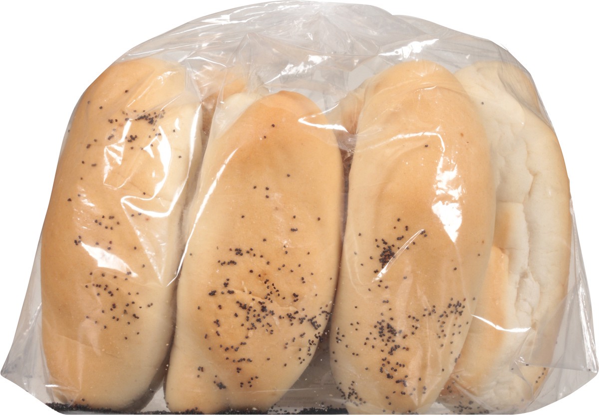 slide 5 of 13, Sabrina's Brat's Buns W/ Poppy Seeds, 14.4 oz